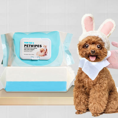 Холить любимца оборудует разрыв ткани Hypoallergenic любимца 100pcs влажный очищая для собаки