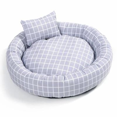 Оптовая круглая мягкая теплая кровать любимца с собаками котов Cuddler донута подушки кладет роскошь в постель кровати любимца с не дном выскальзывания