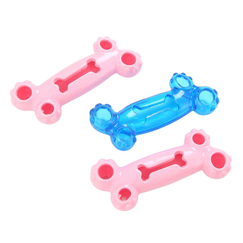 Игрушка жевания косточки собак TPR укуса устойчивая для игры собаки