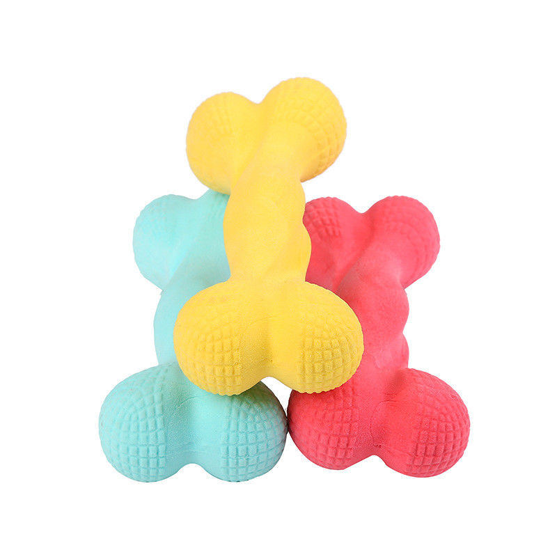 Игрушка 73g жевания косточки собаки TPR пенясь взаимодействующая