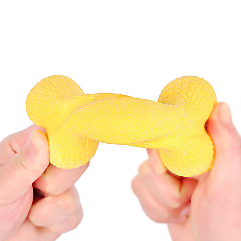 Игрушка 73g жевания косточки собаки TPR пенясь взаимодействующая