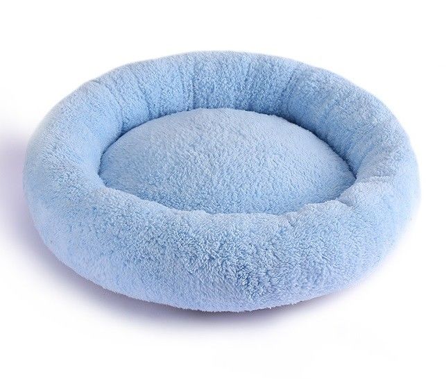 Софа 560g валика роскошной кровати собаки донута плюша мягкой круглой Washable для кота