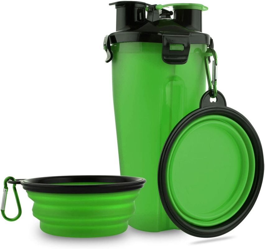 Шары Carabiners портативной бутылки еды воды собаки 350ml складные
