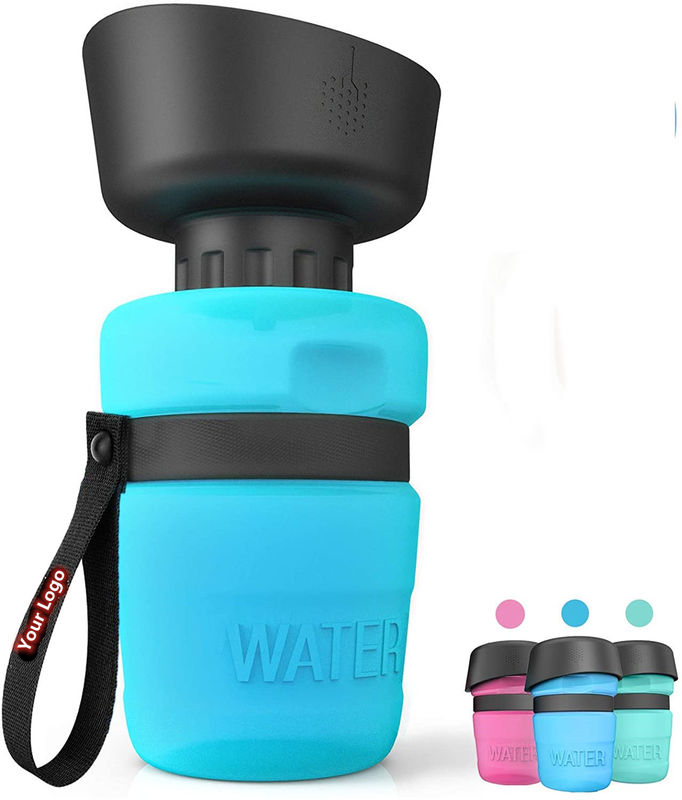 Перемещение BPA бутылки с водой собаки выжимкы любимца 18 Oz складное свободное