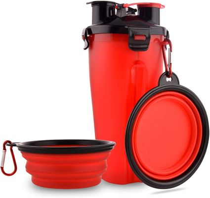 2 в шарах 1 бутылки еды воды собаки 350ml складных с Carabiner
